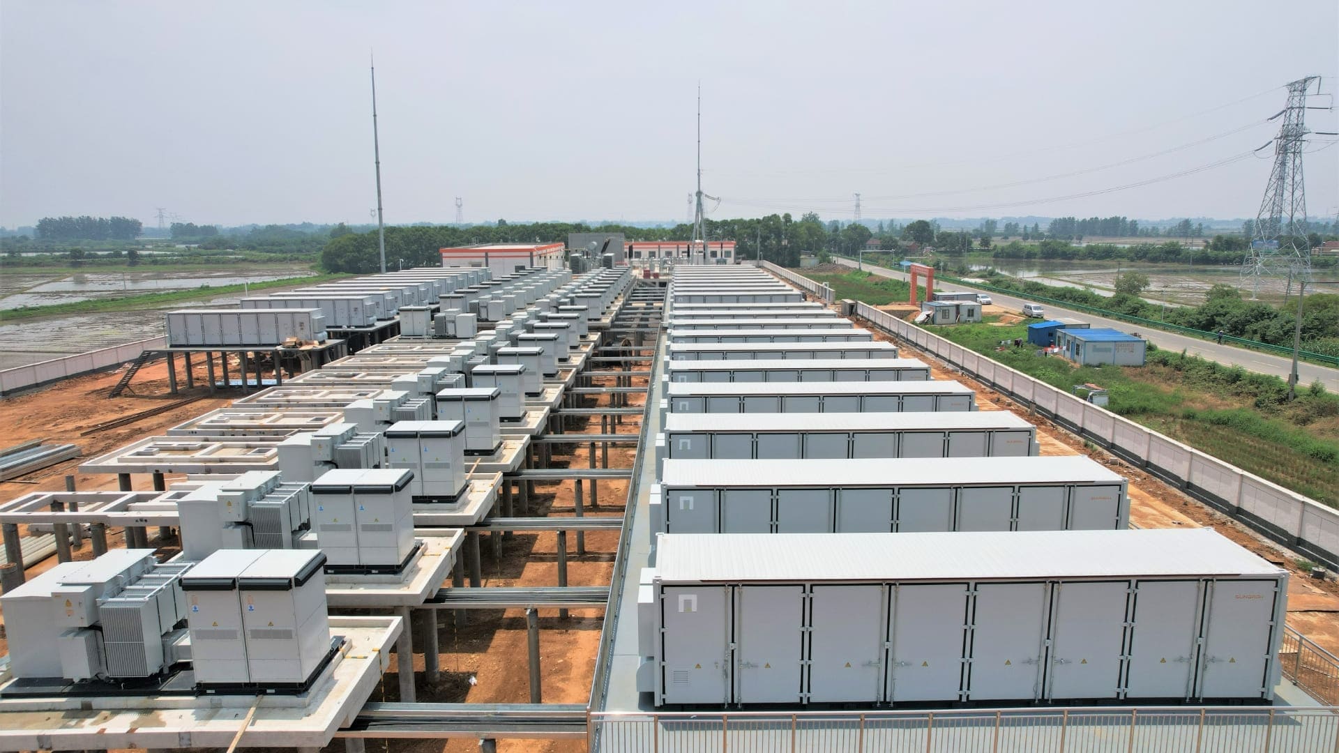 安徽枞阳260MW/260MWh电网侧储能电站