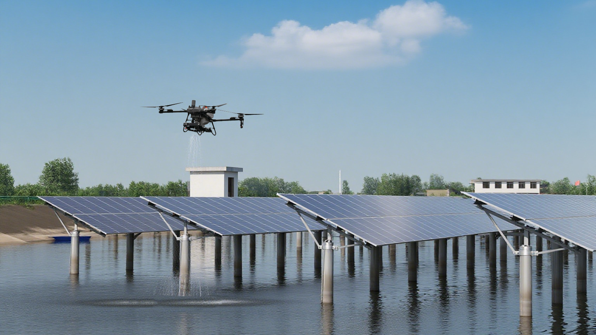 中电联5A级认证智慧场站—合肥金阳94MW渔光互补光伏电站